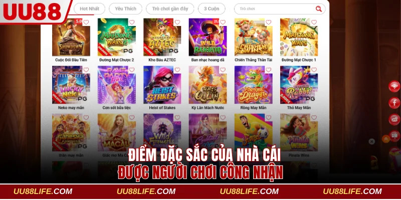 Trang Chủ 12 Điểm đặc sắc của nhà cái được người chơi công nhận